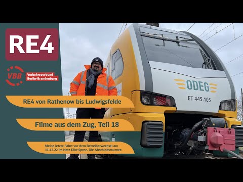 #018 | Führerstandsmitfahrt | LRW-BLF | Die letzte Fahrt auf dem RE4 von Rathenow nach Ludwigsfelde