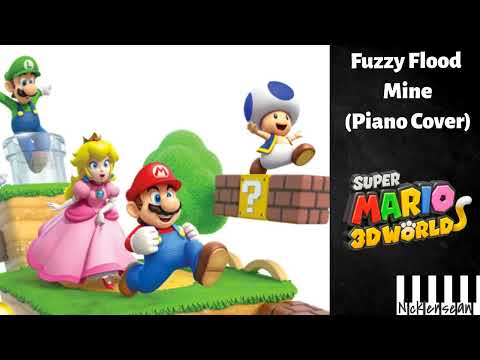 Fuzzy Flood Mine (Piano Cover) - Super Mario 3D World