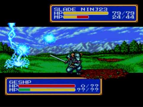 Let's Play Shining Force 2 Part 42 Geshp No More And Meeting Hawel's Son!