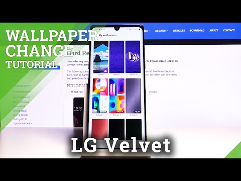 How to Change Wallpaper on LG Velvet – Display Design