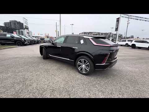 2026 Cadillac LYRIQ 4dr Luxury in Black for sale at Boyer Pickering Chevrolet Cadillac Buick GMC Ltd. in Pickering, ON