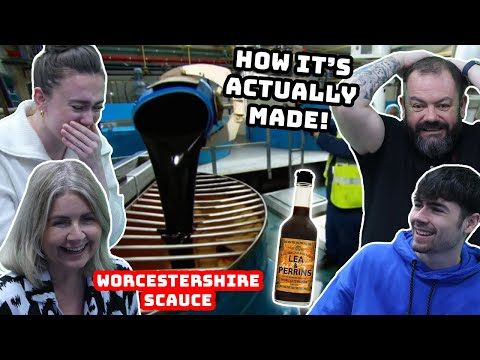 BRITISH FAMILY REACTS | How It's Actually Made - Worcestershire Sauce!