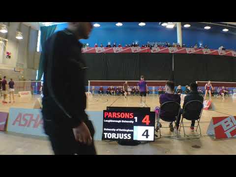 BUCS Individuals: Sam Parsons vs Johnnie Torjussen Set 3 18/19 MS SF