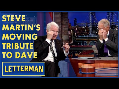 Steve Martin's Touching Video Tributes to Dave | Letterman