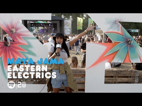 Maya Jama at Eastern Electrics Festival 2014