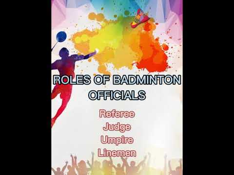 Badminton Officials