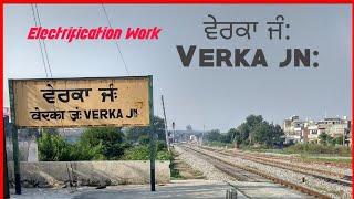 preview picture of video 'Electrification work at Verka Railway Station [Amritsar]'