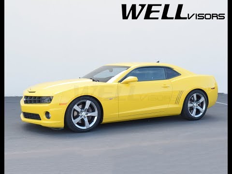 WELLvisors side window deflector vent visor Installation Video Chevrolet Camaro 10-15
