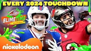 Every NFL Touchdown from 2024 🏈 w/ Josh Allen, Mike Evans & More | NFL Slimetime | Nick Sports