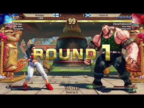 GRAPPLER SHOWDOWN! China II (Abigail) vs DrGulag (Laura) FT5 - WANTED SFV Ep48