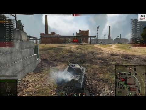 Бой на карте Промзона на Е50 от игрока i744