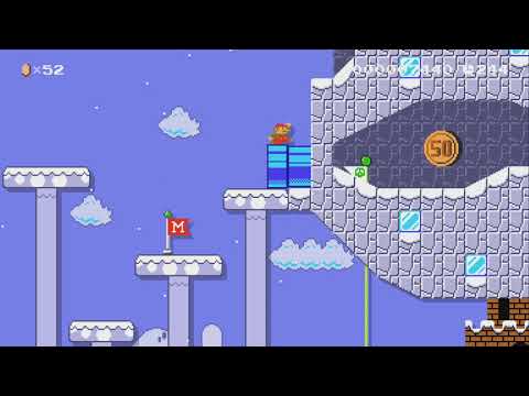 Ahh!! Avalanche!! by nabuz - Super Mario Maker 2 - No Commentary 1bu 1bv