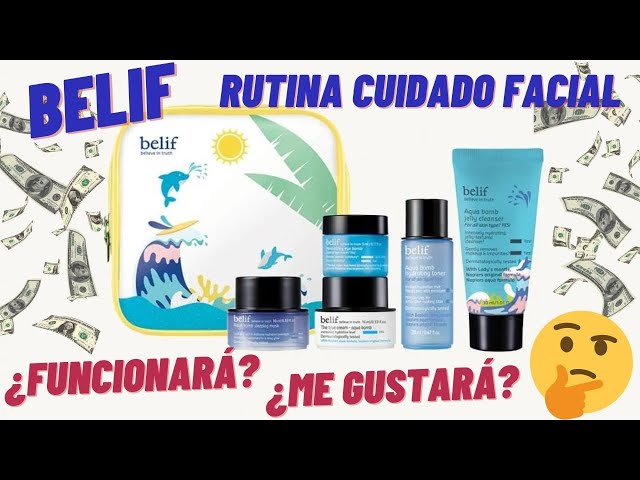 Vídeo relacionado con belif Aqua Bomb Mascarilla nocturna | Bueno para la sequía | Hidratante| Textura de pudín de gelatina | Para pieles normales, grasas, secas y mixtas, 75 ml