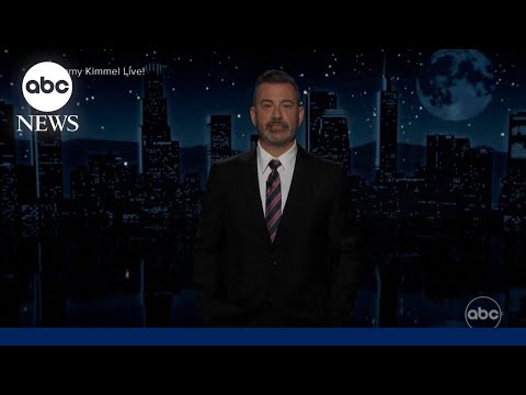 Emotional Jimmy Kimmel returns to late night