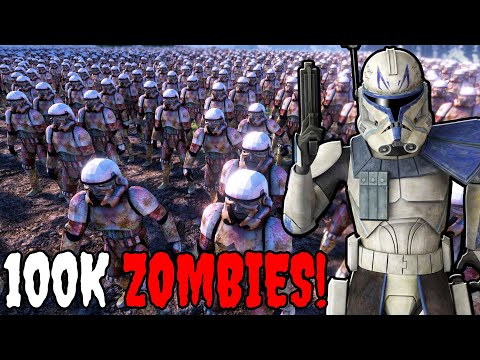 Captain Rex's 501st VS 100,000 ZOMBIES! - UEBS: Star Wars Mod Battle Simulator