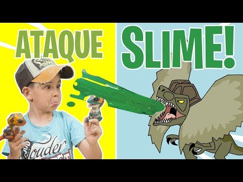 DINOSAURIO me lanza SLIME // Familukis