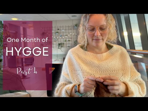 One Month of Hygge Part 4 - Gingerbread cookies, sock knitting and amazing sunsets