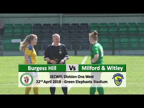 Burgess Hill Town Women vs Milford and Witley Ladies - 22nd April 2018