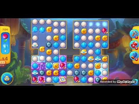 fishdom gameplay / level 7134 / It is like the ads? / thank you 피쉬돔 / 모바일 게임 / 중독성 있는 게임 / 구독 좋아요