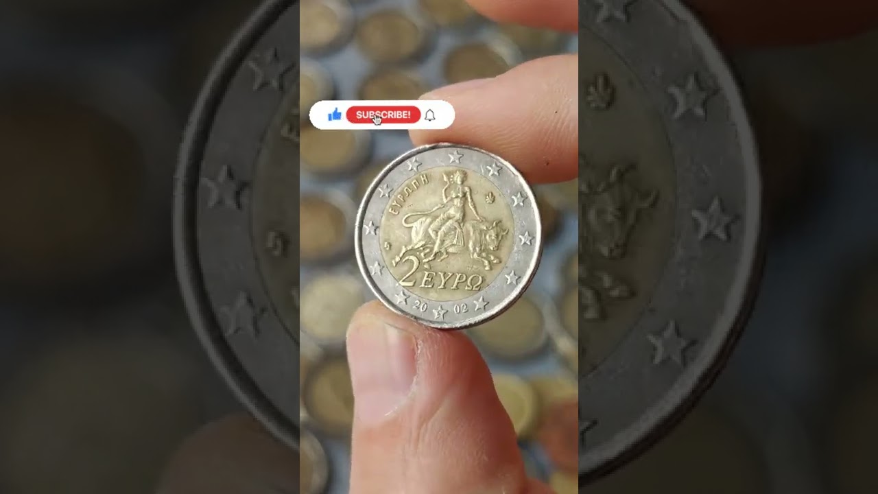 2 euro 2002 Greece! RARE #shorts