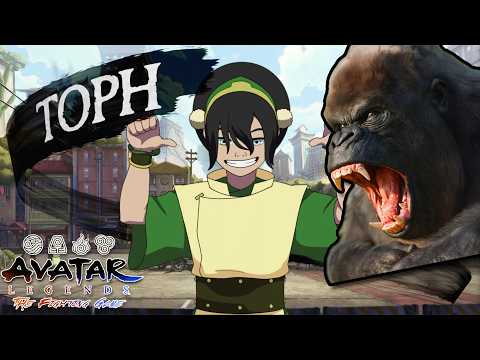 Toph is a ABSOLUTE MONSTER in the Avatar Fighting Game