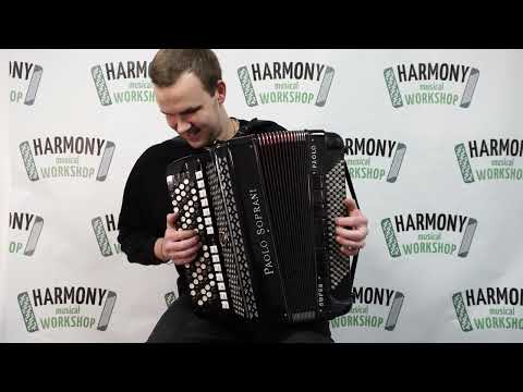 Paolo Soprani 5 Rows Button Accordion 120 Bass made in Italy, C Griff Professional Concert Accordeone de Botones for Adults, 2636 image 17