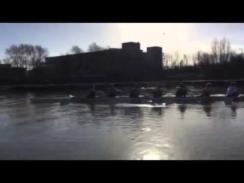 Blue Coat's Senior rowers in training on the Thames
