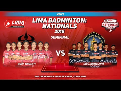 USAKTI vs UB LIMA Badminton 2018 Nationals Semifinal