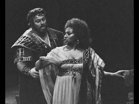 Leontyne Price Luciano Pavarotti Verdi Aida Pur ti riveggo San Francisco 18 11 1981