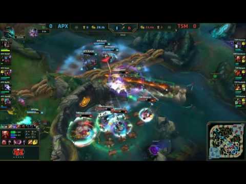 TSM vs Apex Highlights, Game 1 NA LCS Week 6 Day 3 Summer 2016   TSM vs APX G1