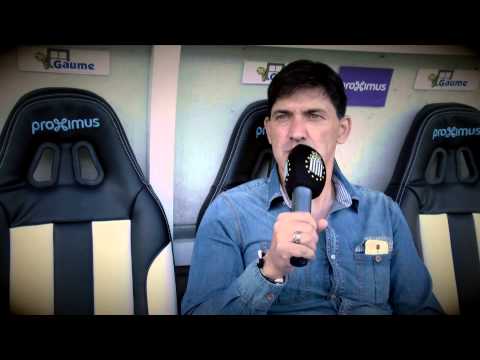 Felice Mazzu avant R.Charleroi S.C - FC Bruges #PO1