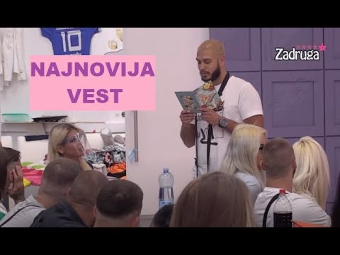 EMOTIVNO - Dejan s KNEDLOM U GRLU pročitao čestitku Biljane Dragojević #zadruga #zadrugainfo