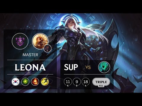 Leona Support vs Thresh - KR Master Patch 9.16