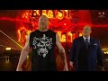 Brock Lesnar Entrance WWE Raw 6 29 2026
