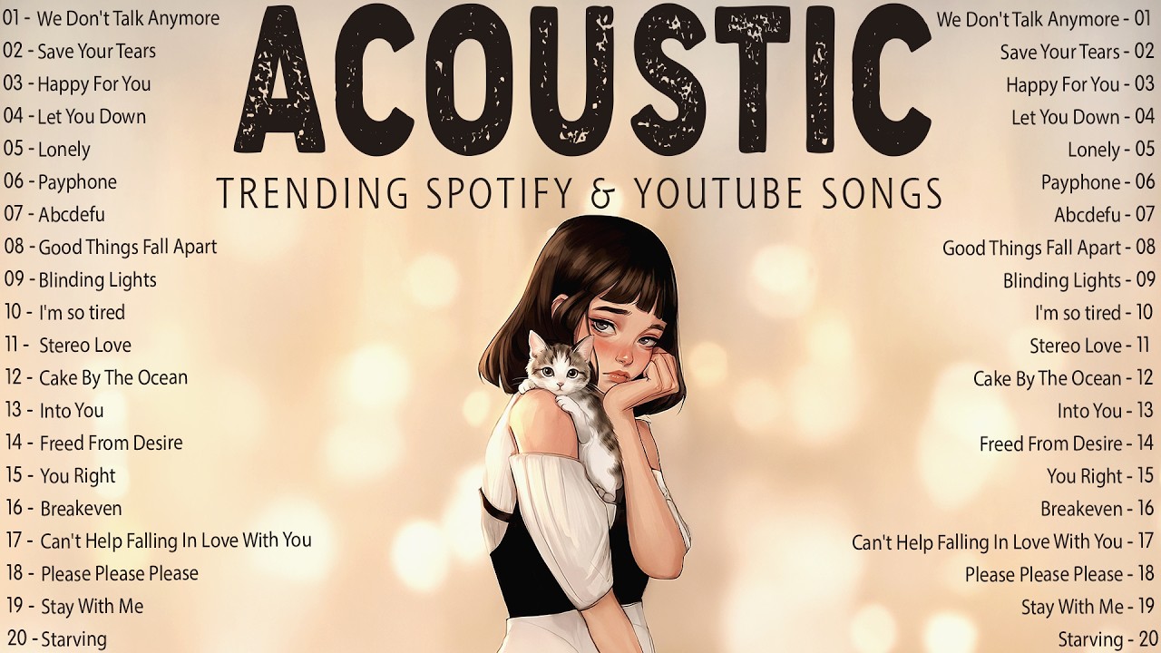Trending Acoustic Songs 2026 🎧 English Love Songs with Lyrics 🎧 Spotify & YouTube Chill Mix
