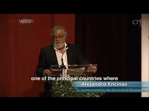 Alejandro Encinas Remarks at Mexico Press Freedom Summit