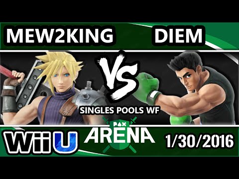 PAX Arena - CoG | M2K (Cloud) Vs. Juice.Diem (Lil Mac) SSB4 Pools WF - Smash Wii U - Smash 4