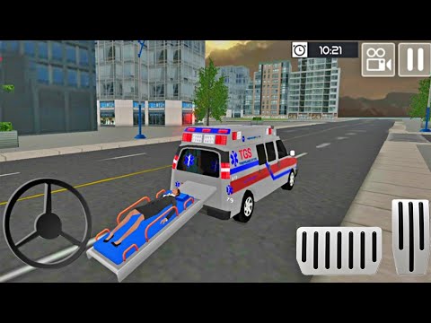 Emergency Ambulance Simulator Pro #2 - Ambulance Driver Job - New Android Gameplay