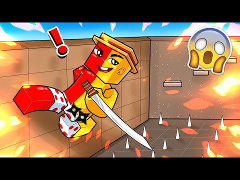 Geleia - I became a NINJA OP and gained AMAZING PARKOUR SKILLS in Minecraft (Even rolling)