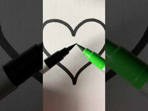 🖤💚 #art #youtubeshorts #drawingvideo #kidstv #kidsvideo #ytshorts #kids #kidsart #shorts #youtube