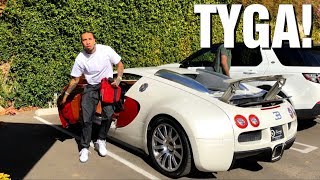 TYGA DRIVING HIS BUGATTI VEYRON in Los Angeles!