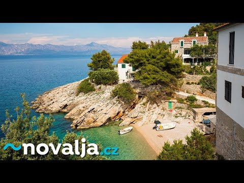 Apartmány Maslina v malebné zátoce na severním pobřeží ostrova Hvar