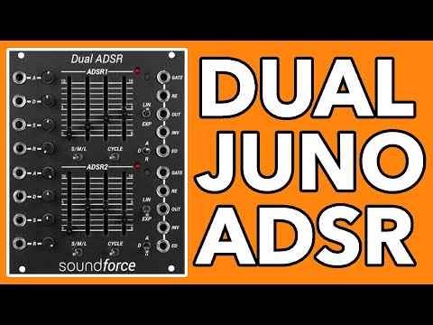 Soundforce Dual ADSR Envelope Generator - Black image 6
