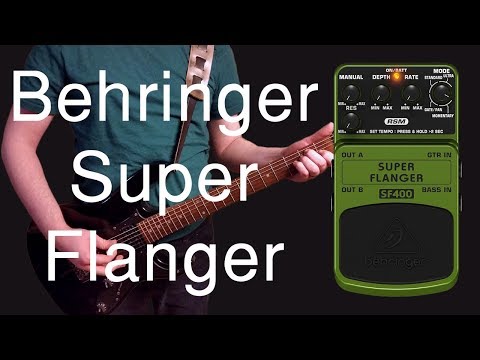 Behringer SF400 Super Flanger 2010s - Green image 7