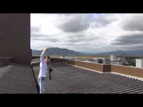 Do topo de um prédio: imagens de Tubarão, SC.