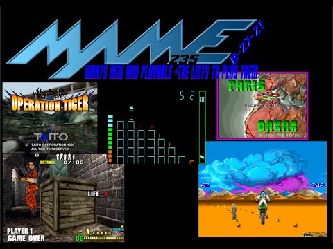 Mame 235 Whats New & Playable & The Lists To Play Them - Time Line 8-27-21