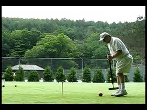 Croquet - Hoop Shooting