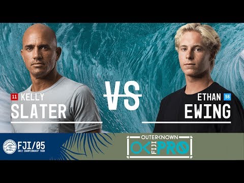 Kelly Slater vs. Ethan Ewing - Round Two, Heat 5 - Outerknown Fiji Pro 2017