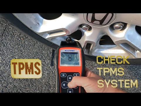 Programming TPMS sensor on a 2010 Honda Insight.