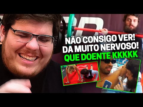 CASIMIRO REAGE AO DIOGO DEFANTE: REPÓRTER DOIDÃO - COMPETIÇÃO DE CROSSFIT | Cortes do Casimito